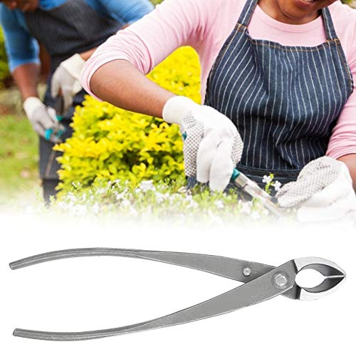 Ejoyous Ciseaux à bonsaï, Boutons 21 Cm, Pince Concave Multifonctionnelle, élagueurs, Ciseaux de Jardin en Acier au Carbone, Outils de bonsaï pour Terrasse, Pelouse Jardin,