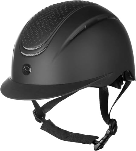 HKM Sydney Casco da equitazione per bambini Nero XS = 49-51 cm