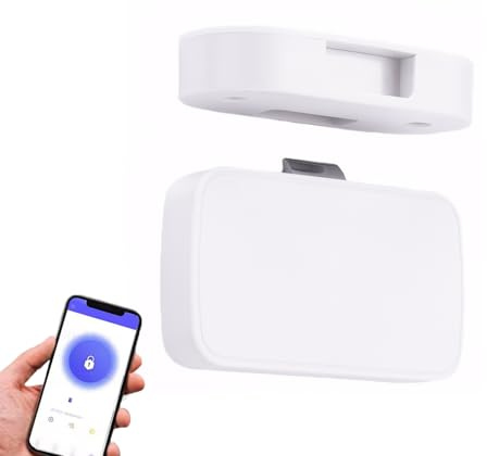 Mengshen Smart RFID Schrankschloss Versteckte Sicherheit Schlüsselloses Schubladenschloss Mobile App Entsperren Kein Bohren NFC Kartenschlüssel Baby Proofing Kindersicherheitsschrankschlösser