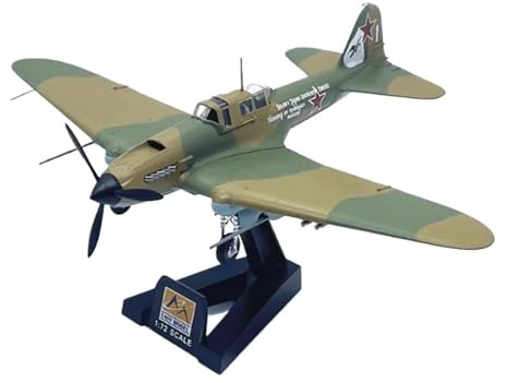 Avión De Metal IL-2M3 La Fuerza Aérea Soviética Modelo Colección Juguetes Recuerdo Escala 1 72 Kit de Juego de Pasatiempo