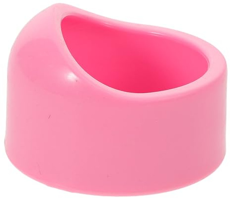 DOITOOL Bol Alimentation Hamster Plastique Léger Anti-Renversement pour Hérisson et Cochon Bol Rond pour Nourriture et Eau Adapté Petits Rongeurs et Cages