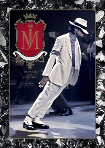 Michael Jackson 2024 Calendario musicale durante tutto l'anno con la leggenda pop Michael Jackson come calendario da parete.