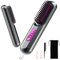 HOMELYLIFE Brosse Lissante pour Cheveux Sans Fil, Mini Lisseur Sans Fil Rechargeable, Brosse Chauffante Portable 3 Température Peigne de Coiffage Lisseur à Ions Négatifs, Lisseur Barbe Homme