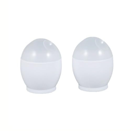 Huevos para microondas, 2 hueveras al vapor, para microondas, antiadherente, separador de huevos hervidos, accesorios de cocina