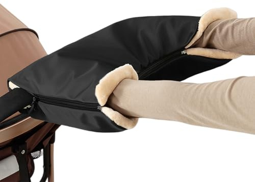 Flintronic Scaldamani per Passeggino, Guanti Extra Spessi per Passeggino, Scaldamani per Carrozzina, Impermeabili, Antivento e Antigelo, Taglia Universale, Guanti Invernali per Passeggino