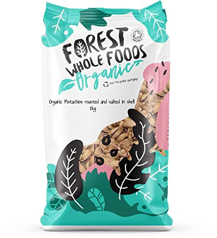 Forest Whole Foods - Organic Pistachios (Roasted and Salted in Shell) (1kg)