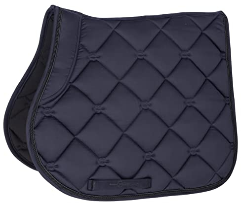 Kerbl 3223913 H/W 2021 Tapis de selle polyvalent pour poney Bleu marine foncé