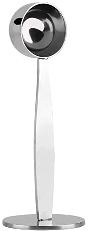 BOBOZHONG Cucchiaino da caffè 2 in 1,Misurino e pressatura Cucchiaino in Acciaio,Misurino da caffè Cucchiaio Cucchiaio Dosatore Multifunzione Porta Utensili da caffè