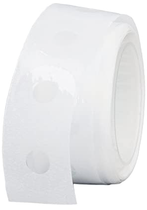 Aqur2020 Hole Punch Reinforcers Stickers, Transparent, PVC Material, 250 Count, 6mm Inner Diameter, 15mm Outer Diameter, for DIY Craft and Document Protection