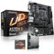 Memory PC Aufrüst-Kit Bundle Ryzen 5 5500 6X 3.6 GHz Prozessor, GIGABYTE A520M H Mainboard (Komplett fertig zusammengebaut inkl. Bios Update und Funktionskontrolle)