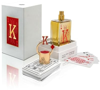Fragrance World King Of Diamonds (K) 80 ml For Damen And Herren Eau De Parfum Arabic Perfumed Water Poker Theme Fragrance