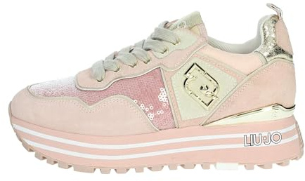 Sneakers Basse Donna Liu Jo Maxi Wonder 24 Daino Rosa - 37