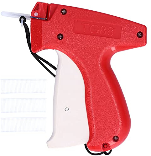 MEEVINWH Pistola per etichette per indumenti, accessori, etichettatura dei prezzi, impugnatura ergonomica, funzionamento per risparmiare manodopera, per rivenditori, venditori,