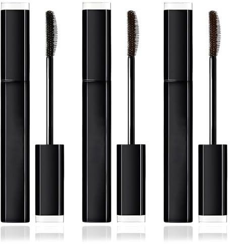 3pcs Mascara Cheveux Blanc Cubre Canas Mascaras Pour Cheveux Séchage Rapide Et Lavable Unisexe Coloration Naturelle Formule Douce À Base De Plantes(Noir/Brun Foncé/Café 15 Ml/Pcs)