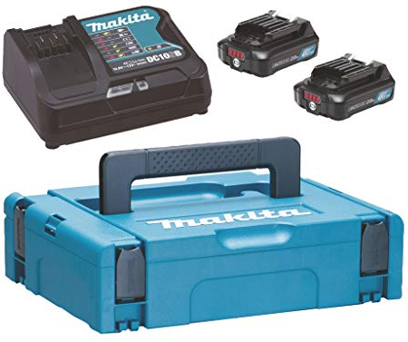 Pack énergie 12V (2x2.0 Ah) avec chargeur en Makpac - MAKITA 197658-5