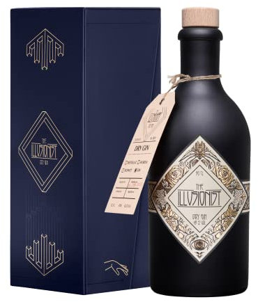The Illusionist Dry Gin Geschenkverpackung | The Illusionist Dry Gin | Der Farbwechsel Gin | 16 Premium Botanicals | Floral & Fruchtig | 45% Vol. | 500ml