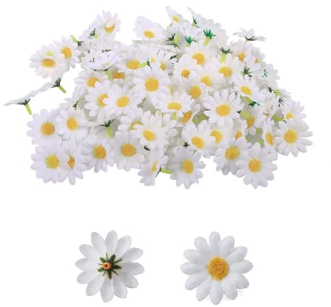 GEFIRE Cabezas Flores Artificiales Mixtos 100 Piezas Flores Falsas Decorativas 3.5-4CM Rosa de Tela Decoración para DIY Flores Artificiales Coloridas Decoración del Hogar para Fiestas