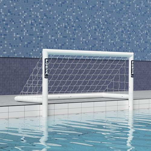 FORZA PVC Water Polo Goal - 3X Durable uPVC | Regulation Sizes (Single, Junior Training Goal)