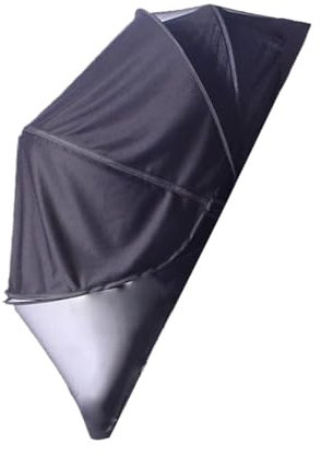 Vllold Kinderwagen-Abdeckung für Sonne – LSF 50+ Baldachin-Erweiterung mit vollständiger Abdeckung – Zwei-Wege-Reißverschluss, atmungsaktiver Stubenwagenschutz für Babyschale und Autositz