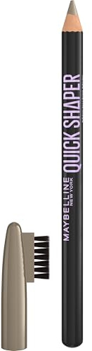 Maybelline Quick Shaper Brow Pencil, Natural Finish Defined Look, 02 Blonde | Up to 14H Wear, Lightweight Feel, Easy To Blend, Lasts All Day Long, Naturally Shaped Brows