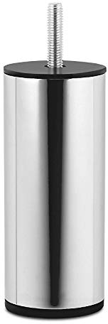 SOTECH Möbelfuß UNIFORM Ø 50 / H 120 mm Chrom poliert Sockelfuß Sofafuß Bettfuß