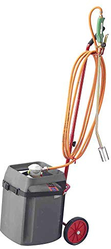 MOTTEZ Diable pour bouteilles de gaz - Chariot de transport - Chariot d'escalier - Diable empilable - En aluminium - Réglable - Robuste