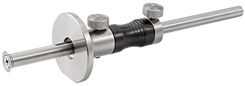 DICTUM® Streichmaß mit Feineinstellung | Höchst präzises Anreißen | Selbst auf Hirnholz und ungünstigem Faserverlauf | Auswechselbares Messer