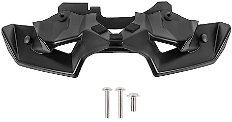 Carenado de Faro Inferior de Cubierta Motocicleta para Z900 2020 2021 2022 2023 2024 Z 900 Cono Nariz Pico Rueda Delantera Kit Decorativo Aerodinámico (Negro Mate)