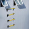 Wall Mounted Rungs | Set of 20 Climbing Rungs | Antislip Rungs for Fire Emergency | Wall Fixed Evacuation Ladder | Extra Durable Heavy Duty Ladder for House | Fireproof & Sturdy | 210 KG