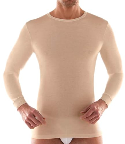 SalGiu Maglia Intima (2 Pezzi) Uomo Pura Lana 80% Manica Lunga Girocollo (6)