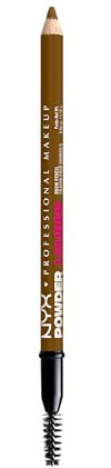 NYX Professional Makeup Powder Louder Brow Pencil, Buildable Shades, Up to 12 Hours of Wear, Transfer and Fade Resistant, With Thickening Micro-Fibres, Vegan Formula, Shade: Blonde