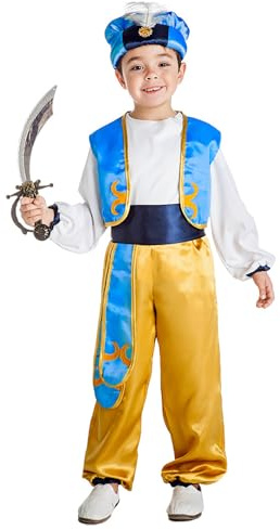 Boland unisex unisex Disfraces Infantiles de Príncipe Árabe Amir Kids costume Arabian Prince Amir (1-pack)