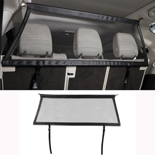 DIYUCAR Car Dog Net Barrier Compatible with LR Discovery 5 2017-2025, Dog Pet Car Safety Net Guard, Adjustable Car Dog Mesh Guard for Car Boot Universal Pet Driving Divider Nets for Safety Traveling