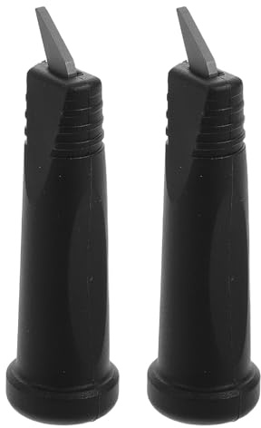 Alipis 2 punte di ricambio per bastoncini da trekking - Tappo terminale per bastoncini da trekking - Copri punte per da - Parti per bastoni da passeggio, per stivali per accessori per da passeggio