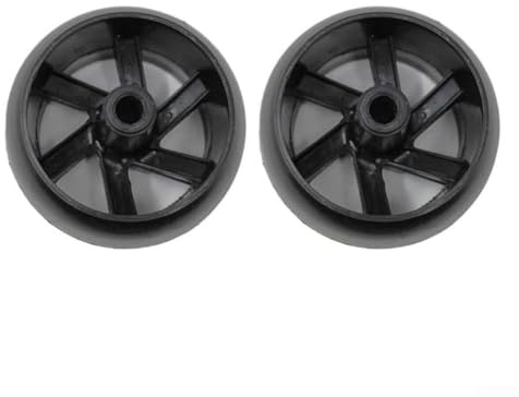 Confezione da 2 ruote per falciatrici da equitazione, ricambio per parte 532174873 174873, altezza di taglio accurata, design in plastica robusta