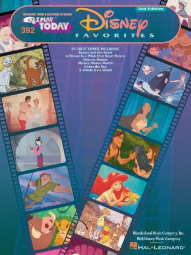 Disney Favorites - E-Z Play Today Volume 392 | 65 Disney Hits for Keyboard and Piano Players | Easy-to-Play Sheet Music Collection | Popular Disney Songs for Beginners