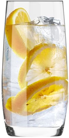 Krosno Vasos de Agua Jugo | Conjunto de 6 Piezas | 410 ML | Blended Collection | Perfectos para Uso en Casa, Restaurante y en Fiestas | Apto para Lavavajillas