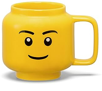 R.C. Lego Ceramic Mug Large Boy 41460800, Gelb