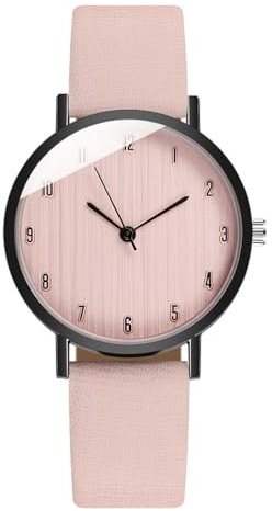 Mikikit 2 Piezas Damas Reloj de Cuarzo Damas Pulseras niñas Relojes Slap Pulseras para niños Reloj Enfermera niños Reloj de Lujo para Reloj de Moda Reloj Femenino Adorno, Rosa., 0.8X4X23.8CM