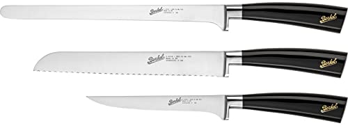 Berkel Elegance Set 3 coltelli da prosciutto Nero