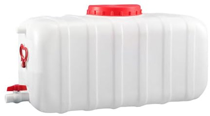 JIYCD Portable Water Container with Tap, Heavy Duty Water Tank Plastic Water Storage Carrier 50L 80L 110L 200L Water Bucket Jug for Camping Outdoor Hiking Travel Emergency(Size:80L)