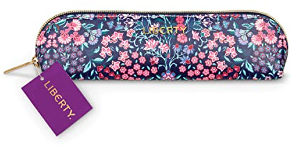 Liberty Tanjore Gardens Tile Navy Pencil Case
