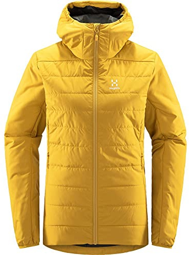 HAGLOFS 605387_4Q4 MIMIC SILVER HOOD WOMEN Jacket Women's AUTUMN LEAVES Size XS