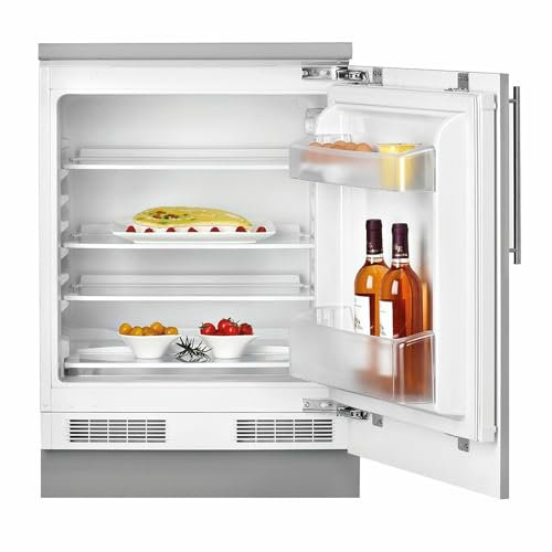 Teka Frigorífico Integrable Descongelación Manual, Termostato Ajustable, 3 Estantes Safety Glass, Iluminación LED, Puertas Reversibles, Clase SN/T, 128 Litros, Modelo RSL 41150 BU EU