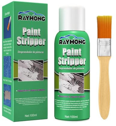 QEOTOH Abriebfeste Reinigung mit Farbentferner, Farbentferner, Metallbeschichtungen, Farbschälen für Zuhause, Entferner, Wand