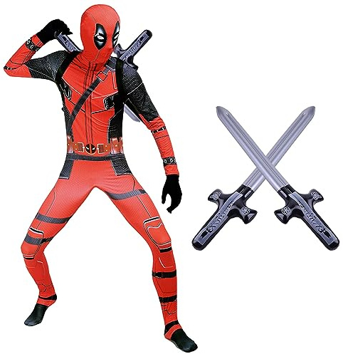 Raveparty Party Kostüm Kinder Erwachsene, Cosplay Kostüm, Halloween Kostüm Kinder, Karneval Kostüm, Geburtstag (Erwachsene, 190)