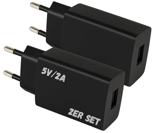 TronicXL 2X USB Netzteil für Cat S31 | Cat S40 | Cat S52 | Cat S60 | Cat S61 | Cat S62 Pro | Cyrus CS24 | Cyrus CS35 Charger Reiseladegerät Netzgerät Ladegerät USB-A Handy Smartphone