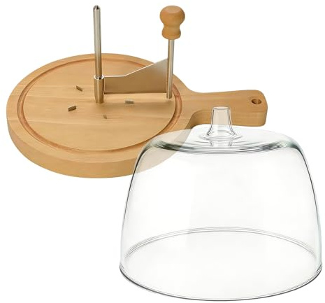 Cortador de queso – Rizador de acero inoxidable con tapa, rallador de chocolate con base de madera | Para adultos, hombres, mujeres, hogar, cocina, salón, chocolate, mantequilla y pastel