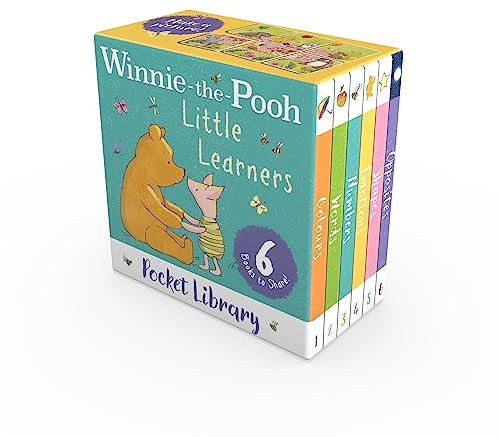 Winnie-the-Pooh Little Learners Pocket Library: Illustrated Pocket-Sized Books Perfect For Young Fans of Classic Pooh