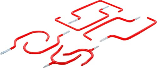 BGS Diy 88308 | Wand- und Decken-Schraubhaken-Sortiment | 8-tlg.